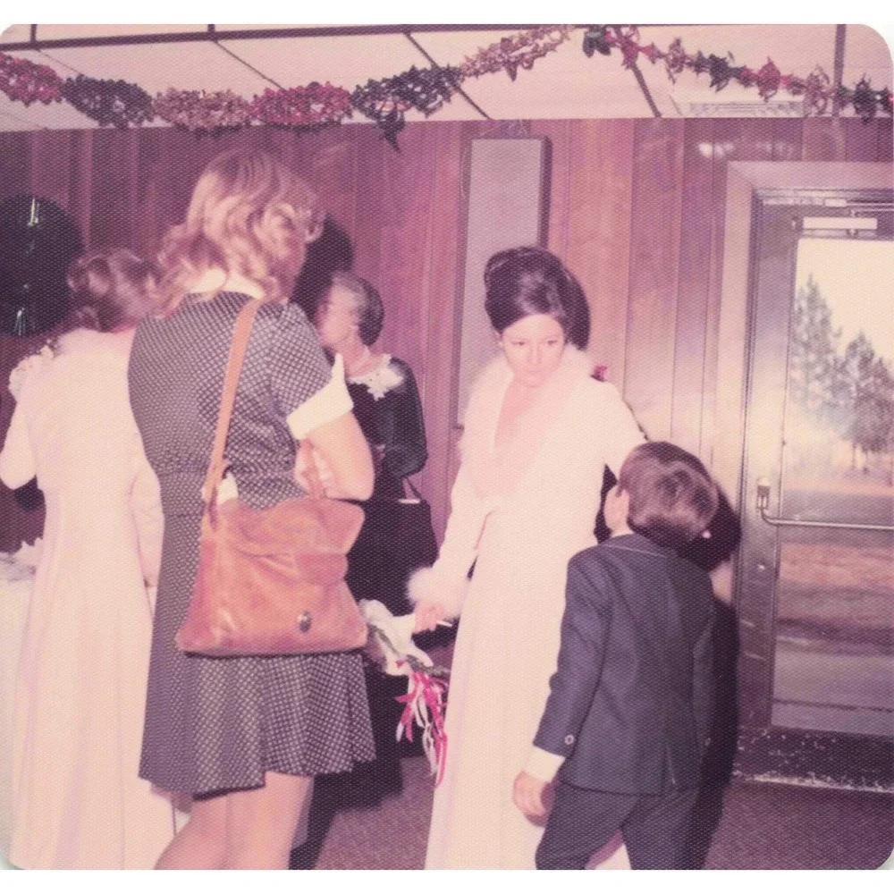 Vintage 1970s Wedding Reception Lot of 6 Photos Military Base Officers Club - Picture 2 of 6